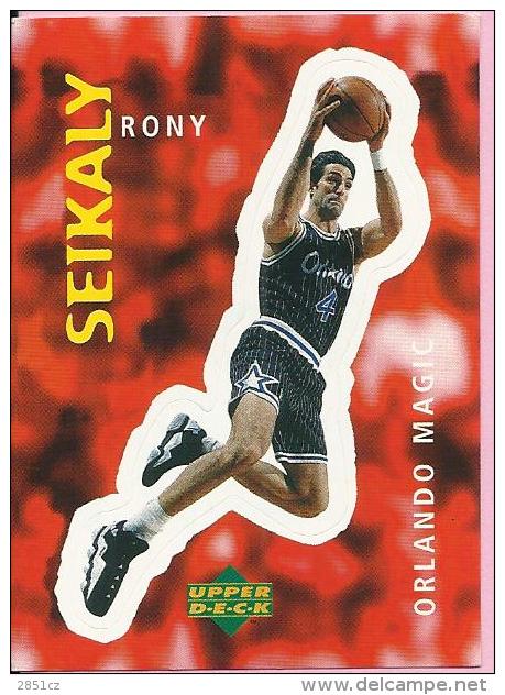 Sticker - UPPER DECK, 1997. - Basket / Basketball, No 291 - Rony Seikaly, Orlando Magic - Autres & Non Classés