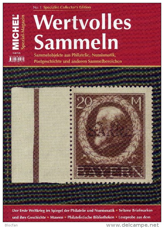 MICHEL Wertvolles Sammeln 1/2014 Neu 15€ Sammel-Objekte Luxus Informationen Of The World New Special Magazine Of Germany - Libri & Cd