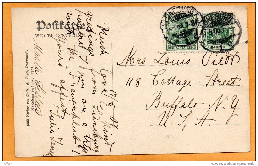 Luneburg 1908 Postcard - Lüneburg