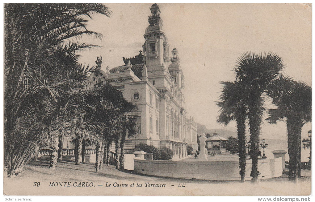 CPA - AK Monaco Monte Carlo Le Casino Et Les Terasses - Terraces