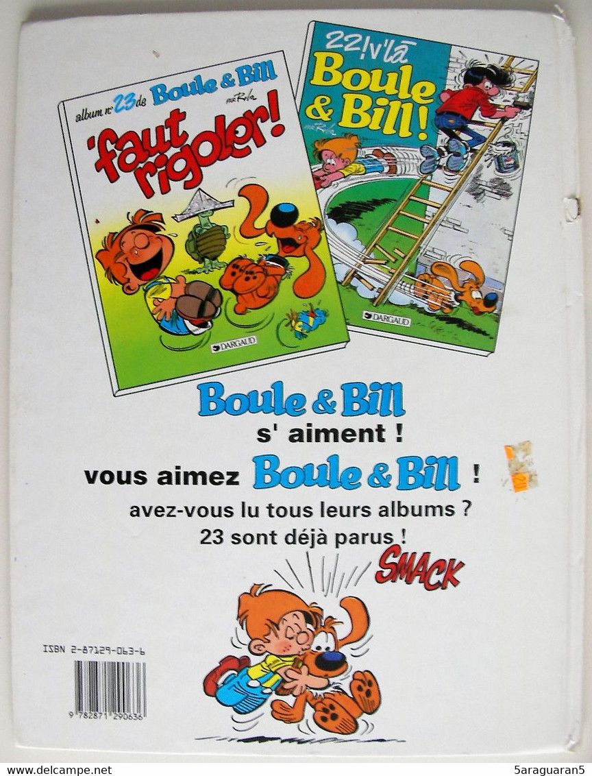 BD BOULE ET BILL - 23 - Faut Rigoler ! - EO 1991 - Boule Et Bill