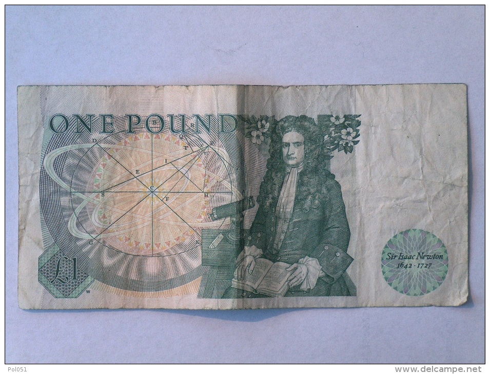 GRANDE BRETAGNE BANK OF ENGLAND (£1) ONE POUND NOTE Signed By DHF Somerset (Cashier 1980-1988) - 1 Pond