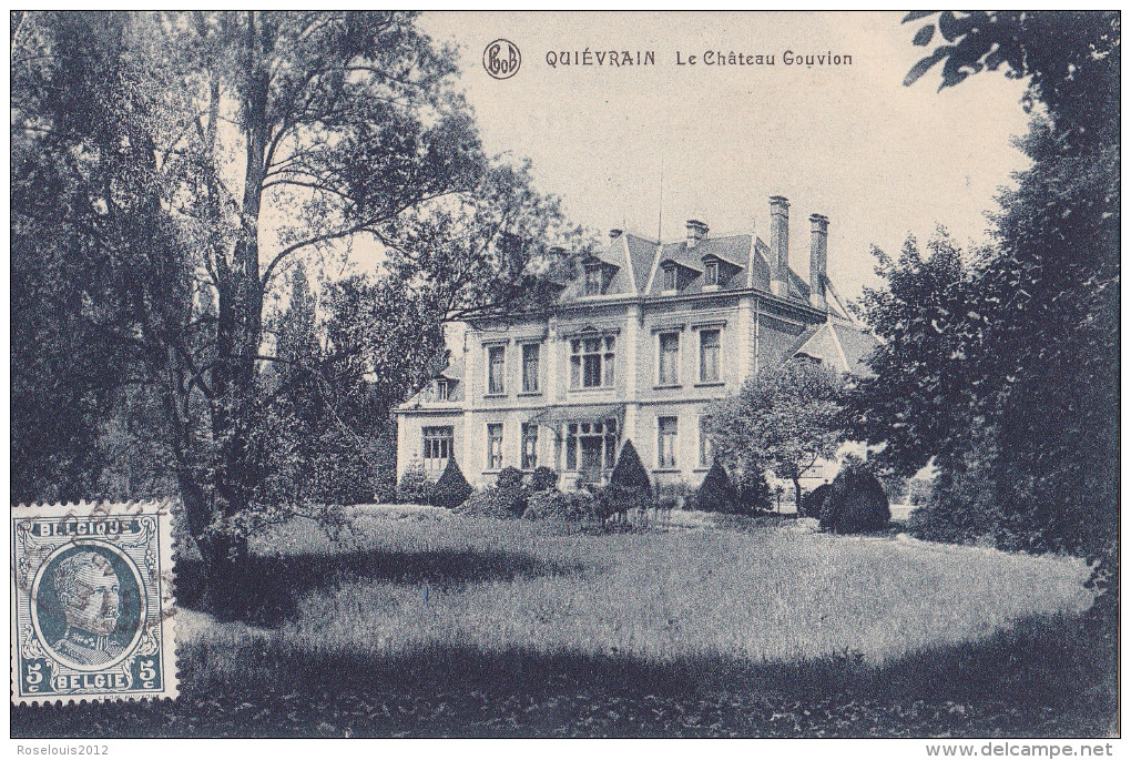 QUIEVRAIN : Le Château Gouvion - Quiévrain