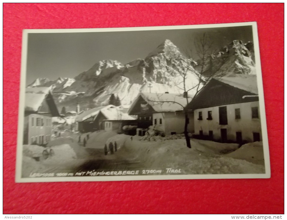 Tirol Lermoos Mit Miemingerberge 1954 In Winter Verlag P. Waitz - Lermoos
