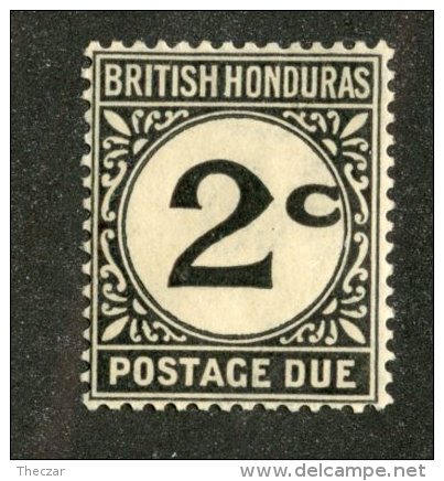 W1335  Br.Honduras 1923   Scott #J2*   Offers Welcome! - Honduras Britannico (...-1970)