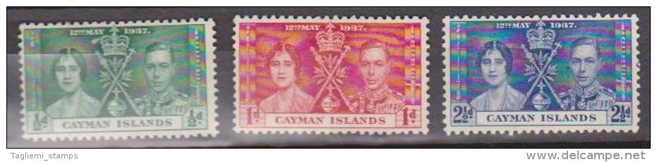 Cayman Islands, 1937, SG 112 - 114, Mint Hinged - Cayman Islands