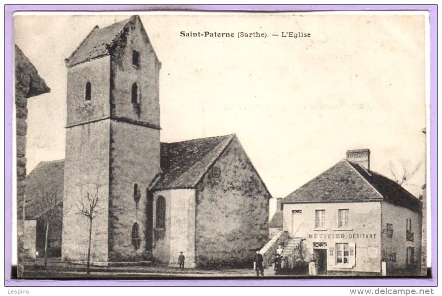 72 - SAINT PATERNE -- L'Eglise - Saint Paterne