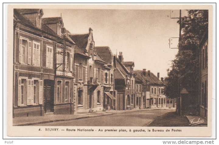 BEUVRY - Rte Nle - Le Bureau De Postes    (73338) - Beuvry