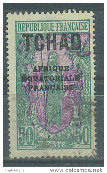 VEND BEAU TIMBRE DU TCHAD N°40 , CACHET FORT - LAMY !!!! - Oblitérés