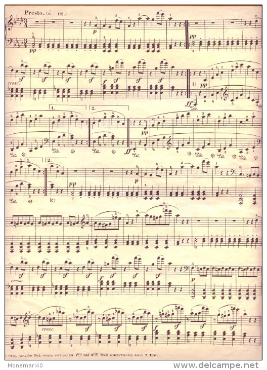 Partition Pour Piano -L. Van BEETHOVEN - Sept Bagatelles (Edition Classique Du Conservatoire De Vienne) - V-Z