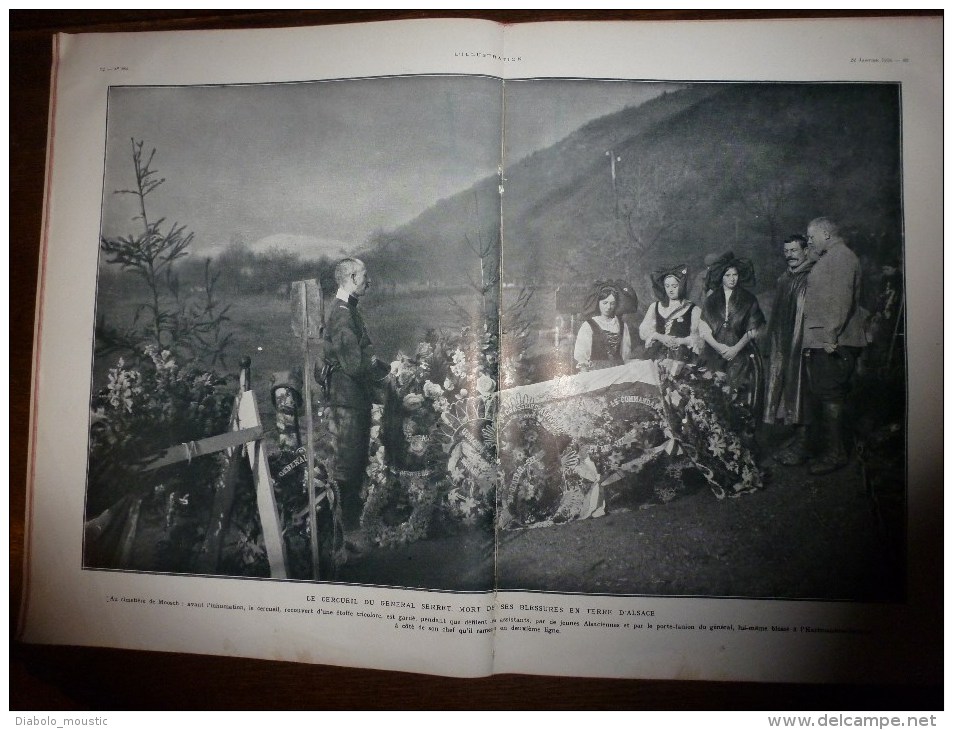 1916  Au CAP FERRAT; Serajevo; Armées russes; Mort général SERRET en Alsace; Panorama SCUTARI d'Albanie..etc