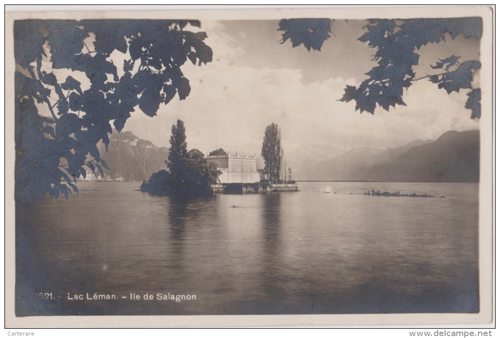 SUISSE,HELVETIA,SWISS,SCH WEIZ,SVIZZERA,SWITZERLAND ,ile Aux Mouettes,ile De Salagnon,montreux,clarens ,lac Léman,rare - Montreux