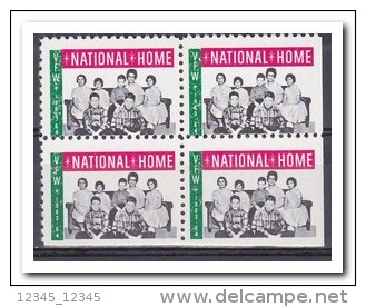 VFW 1963-1964, Postfris MNH, National Home, Right And Under Imperf. - Non Classés