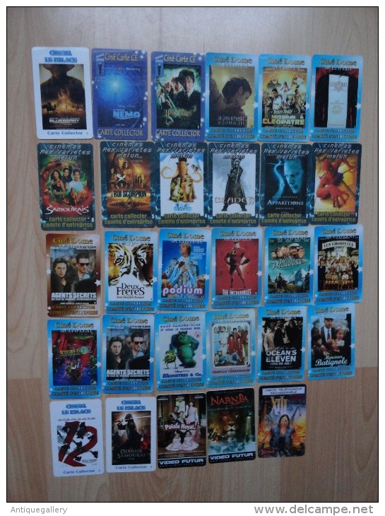 LOT OF 28 CARDS :  CARTE COLLECTOR/  KERTEL/  VIDEO FUTUR - Collectors