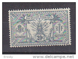 M4678 - COLONIES FRANCAISES NOUVELLE HEBRIDIES Yv N°40 * - Nuovi