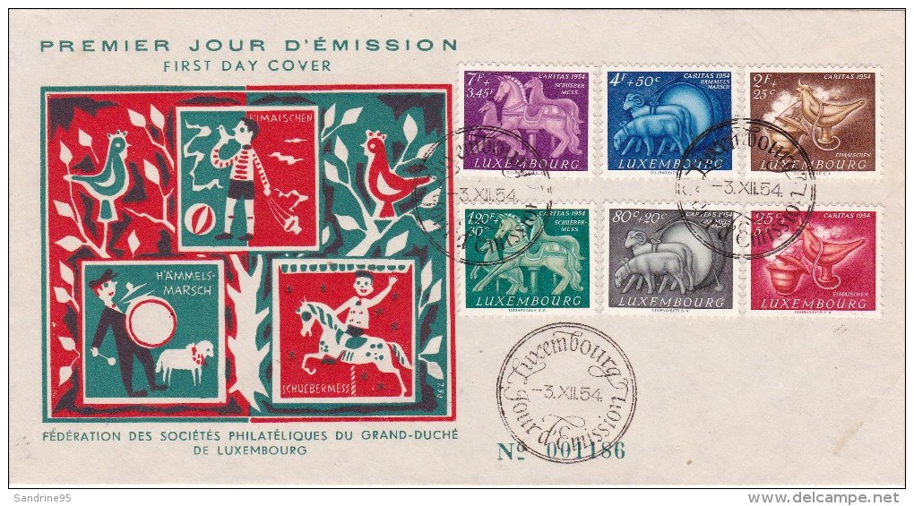 LUXEMBOURG ENVELOPPE COMMEMORATIVE - Cartoline Commemorative