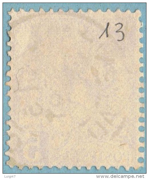 1891 - Principe Alberto L° N° 13 - Used Stamps