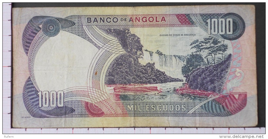 ANGOLA  1000  ESCUDOS  1972   -  (Nº09581) - Angola