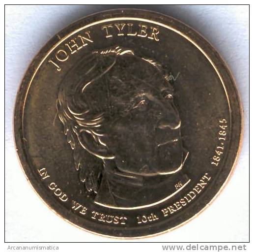 ESTADOS UNIDOS/U.S.A.  1 DOLAR/DOLLAR 2009 2.009 JOHN TYLER CU-NI SC/UNC "D" DL-7187 - 2000-…: Sacagawea