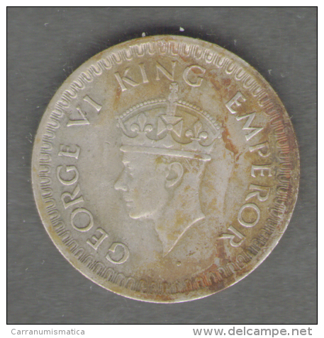 INDIA HALF RUPEE 1943 AG SILVER GEORGE VI - Indien