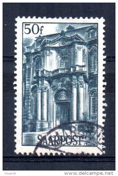 Saar - 1948 - 50f Mettlach Abbey - Used - Gebraucht