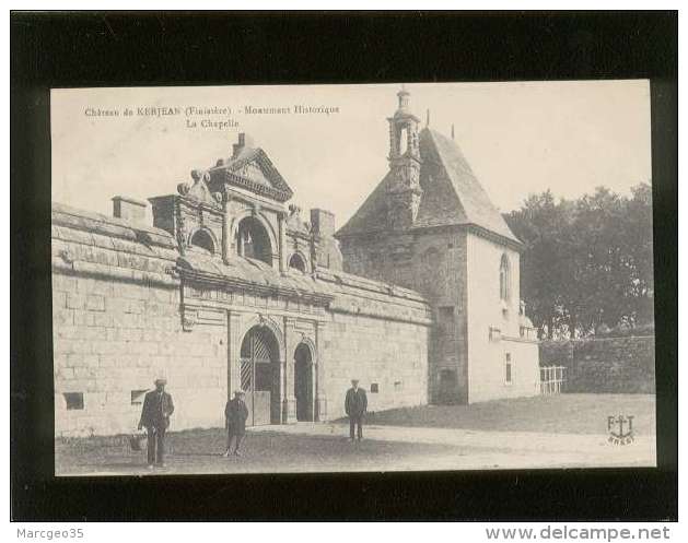 29 Saint Vougay Chateau De Kerjean Monument Historique La Chapelle édit. FT Ancre  , Animée - Saint-Vougay