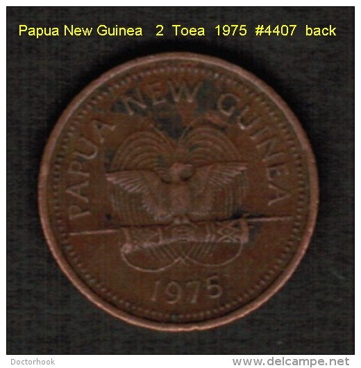 PAPUA NEW GUINEA   2  TOEA  1975  (KM # 2) - Papouasie-Nouvelle-Guinée