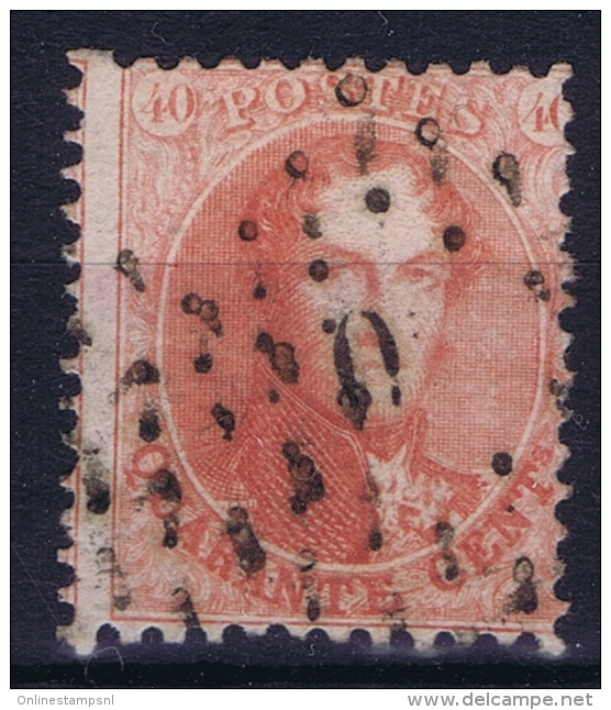 Belgium: 1863  OBP Nr 16  Used / Obl - 1863-1864 Medaillen (13/16)