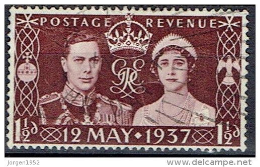 GREAT BRITAIN #  STAMPS FROM YEAR 1937  STANLEY GIBBONS 461 - Gebruikt