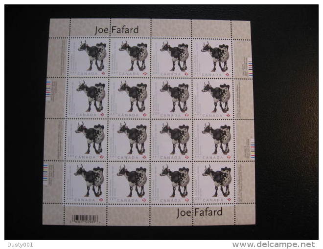 F12-28  SC# 2522   Feuille De 16, Art Canada J. Fafard Art Canada,  Sheet Of 16;  2012 - Full Sheets & Multiples