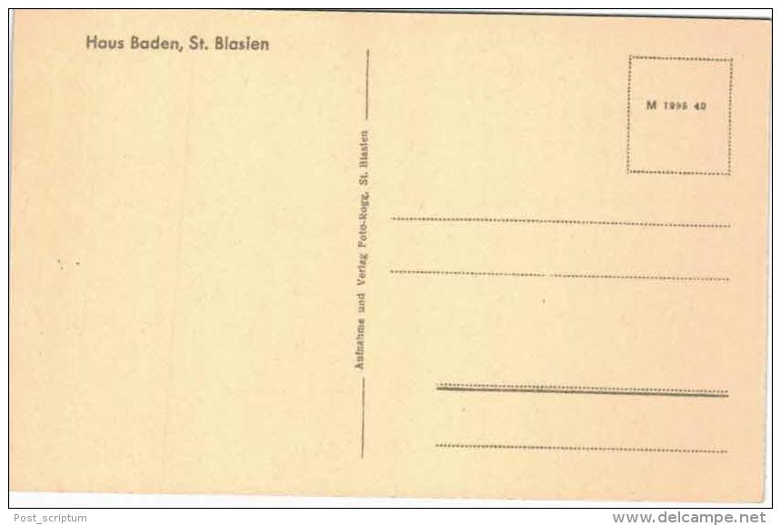 Allemagne - St Blasien Haus Baden - St. Blasien