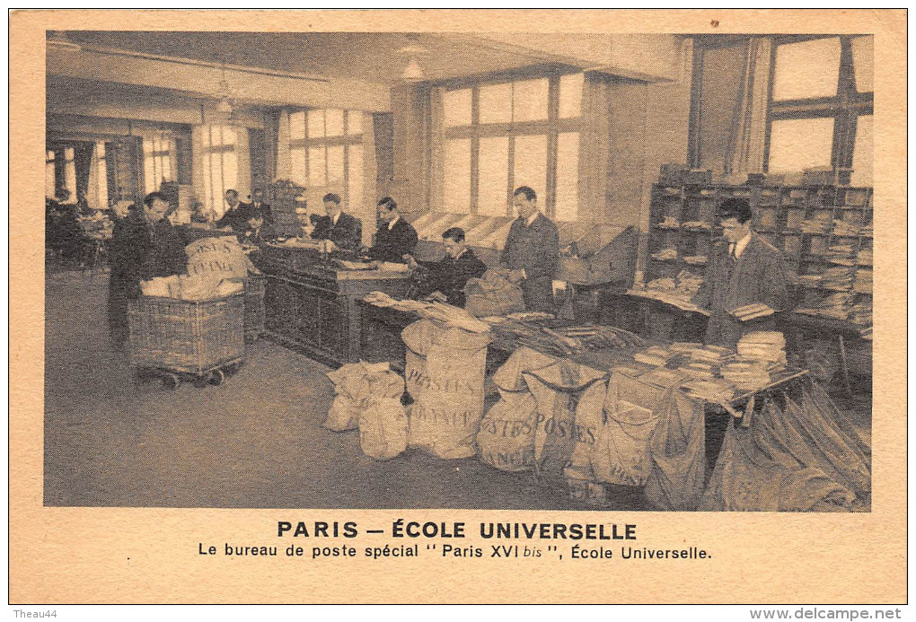 ¤¤  -   PARIS   -  Ecole Universitaire  -  Le Bureau De Poste Spécial   -  ¤¤ - Arrondissement: 16