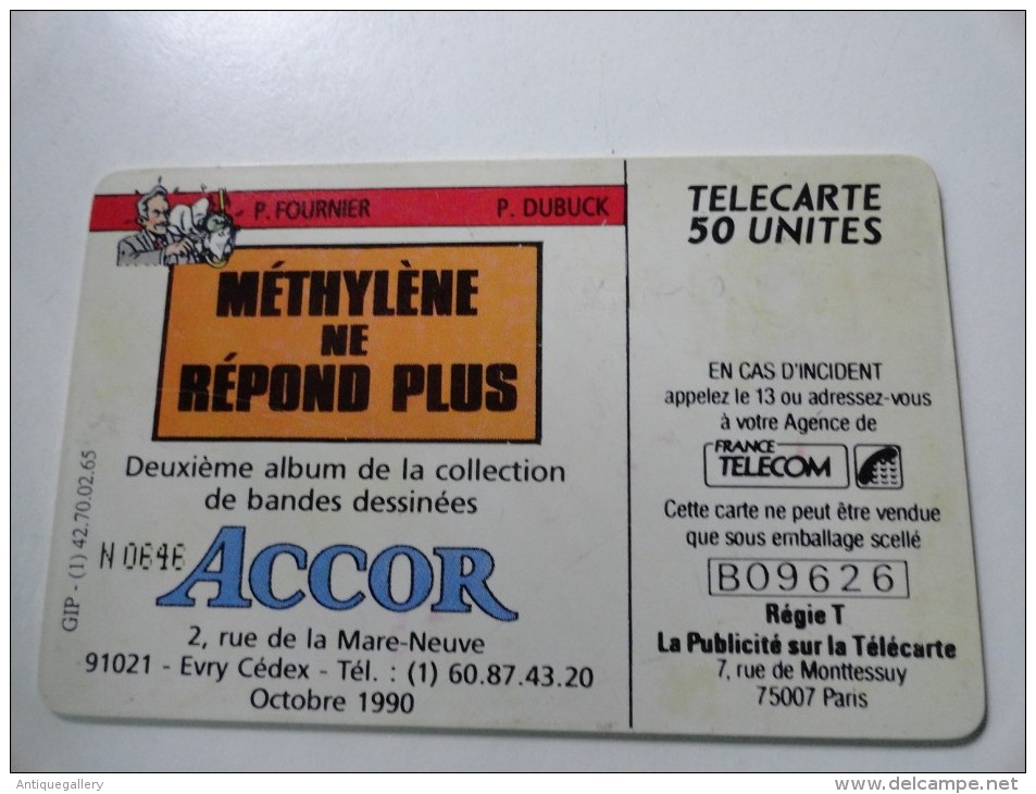 RARE: ACCOR USED CARD ISSUE 1000Ex - Telefoonkaarten Voor Particulieren