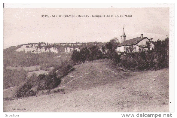 ST HIPPOLYTE (DOUBS)  9543 CHAPELLE DE N D DU MONT - Saint Hippolyte