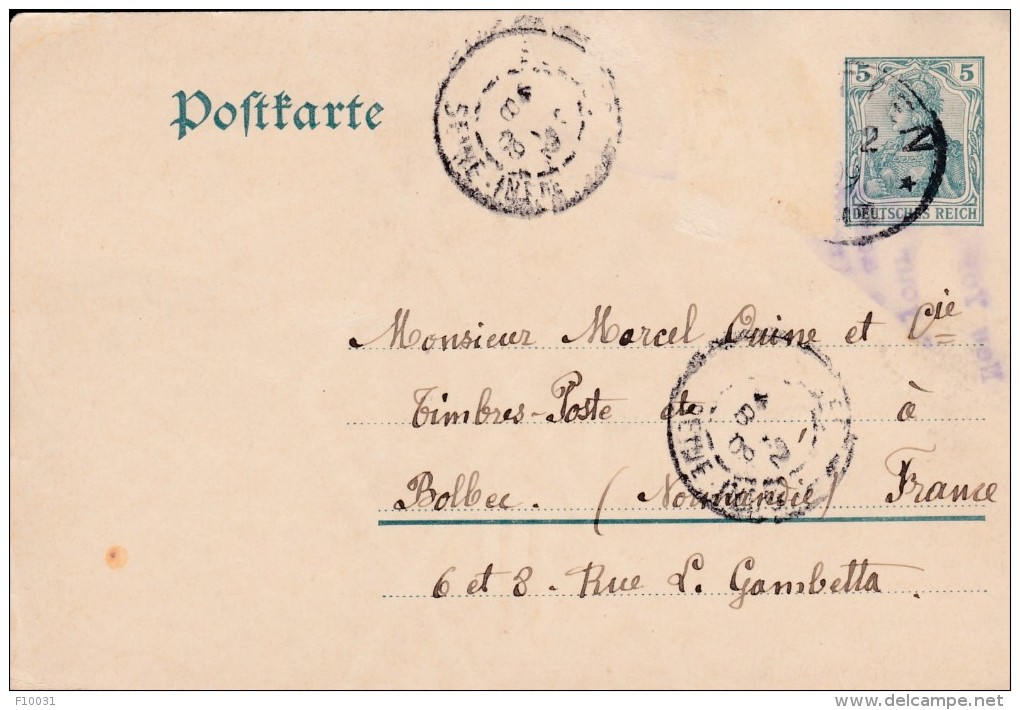 Allemagne Pofttarte - Cartoline - Usati