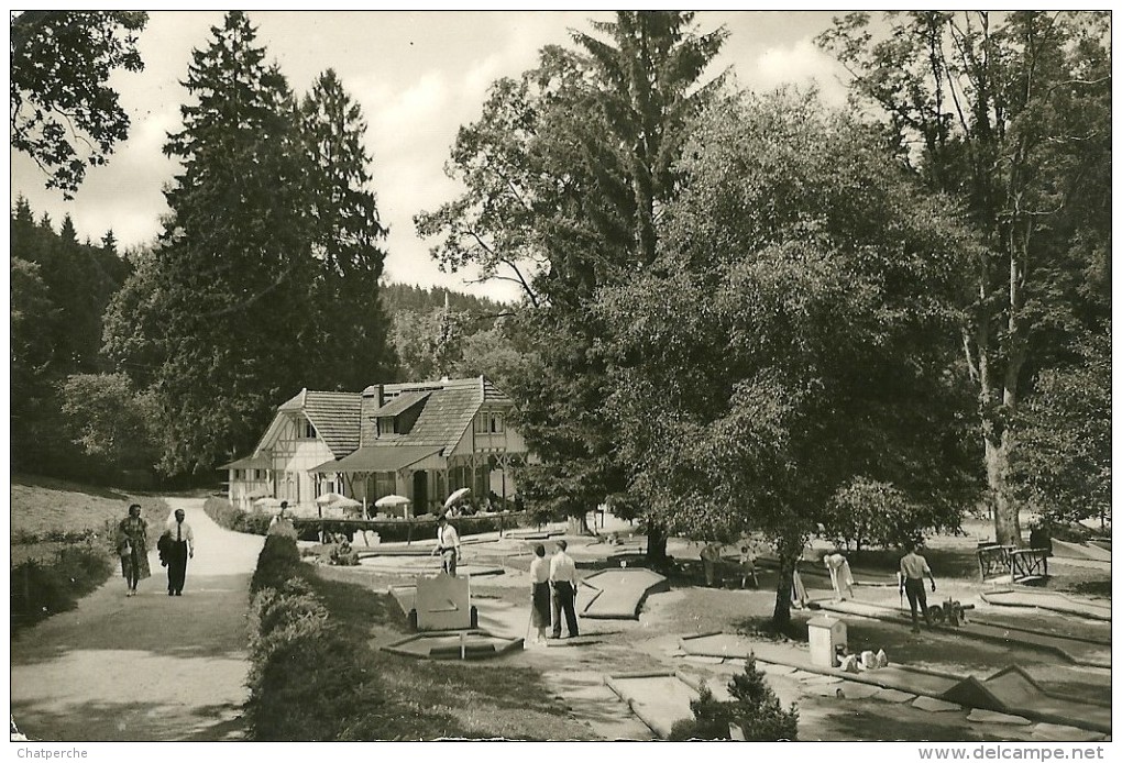 BAD SCHWALBACH IM TAUNUS ALLEMAGNE  GASTHAUS MIT GOLFPLATZ  MINI-GOLF  ED. SCHONING ECRITE CIRCULEE  1960 TP ALLEMAND - Bad Schwalbach