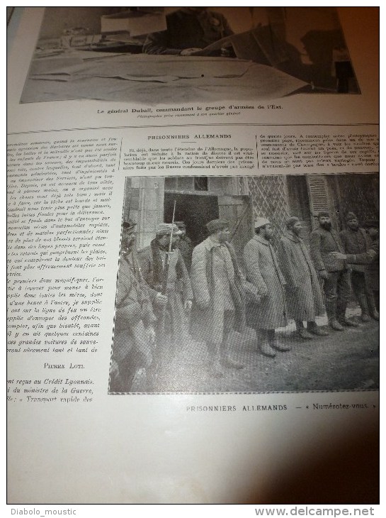 1915 GUERRE:Pain français BON; Le Vétéran TIBLE; Alexandre de SERBIE;Mlle Canton-Baccara héroïque ambulancière;La Poste