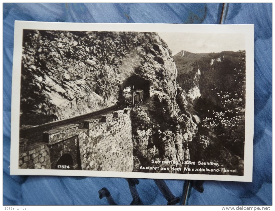 CARTOLINA Di SEMMERING  NON  VIAGGIATA  A9112 TUNNEL  TRENO - Neunkirchen