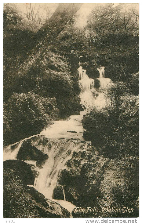 Royaume-Uni - Ecosse - Renfrewshire - The Falls , Rouken Glen - état - Renfrewshire