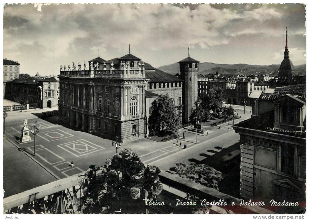 TORINO         PIAZZA CASTELLA E PALAZZO MADAMA - Palazzo Madama