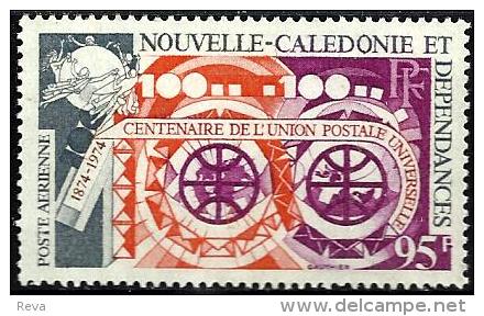 NEW CALEDONIA CENTENAIRE DE L'UNION POSTALE SET OF 1 95 FRANCS MUH 1974 SG554 READ DESCRIPTION !! - Ongebruikt