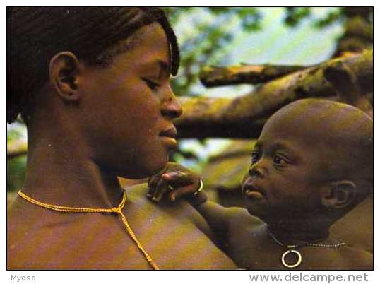 TOGO Maman Peulh, Jeune Femme Avec Son Bebe - Togo