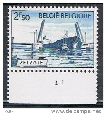 Belgie OCB 1538 (**) Met Plaatnummer 1. - 1961-1970