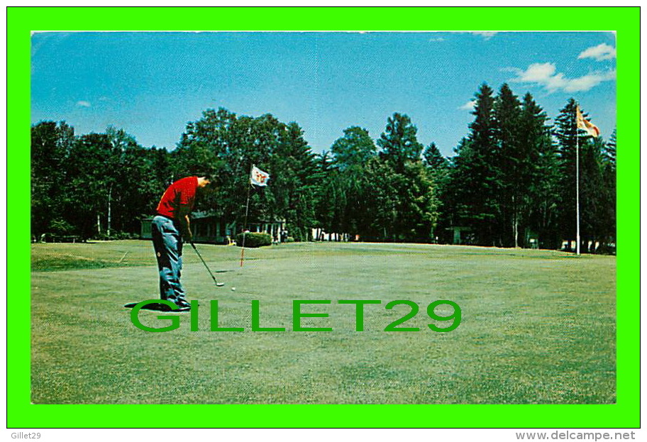 GRAND'MÈRE, QUÉBEC - LE CLUB DE GOLF DE GRAND'MÈRE - CIRCULÉE EN 1970 - PUB. UNIC - ANIMÉE - - Trois-Rivières