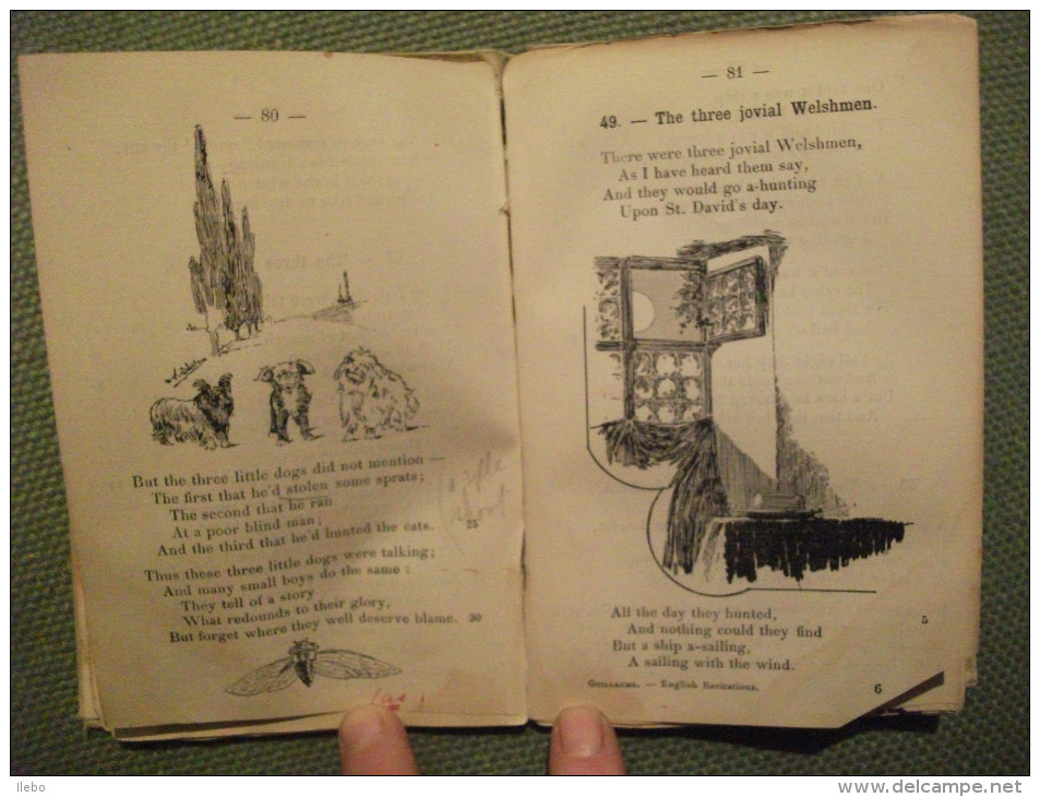 English Recitations For The Lower Forms De Guillaume Illustrated 1906 - Poesia/Opere Teatrali