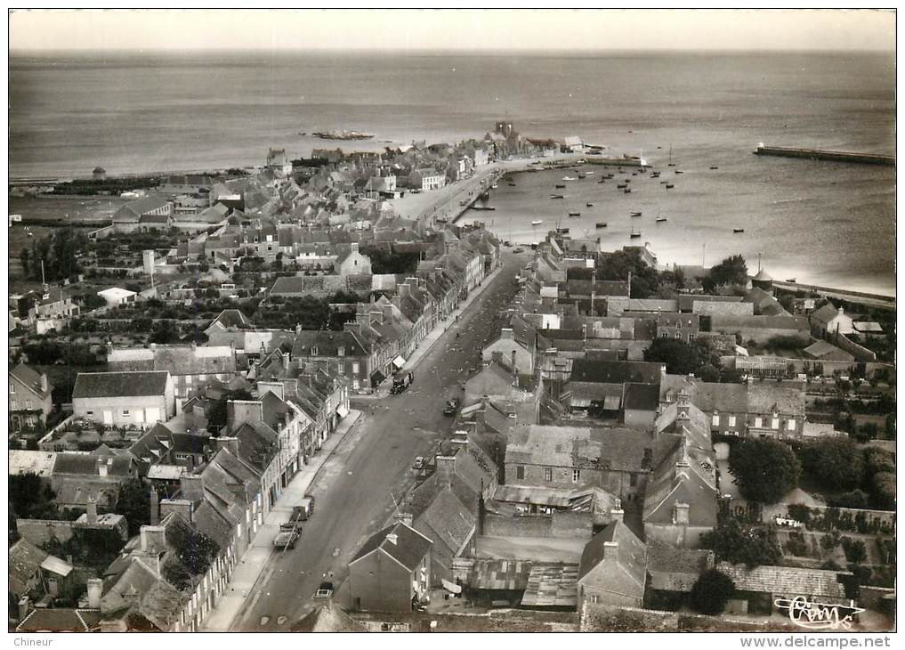 BARFLEUR VUE GENERALE DE LA GRANDE RUE - Barfleur