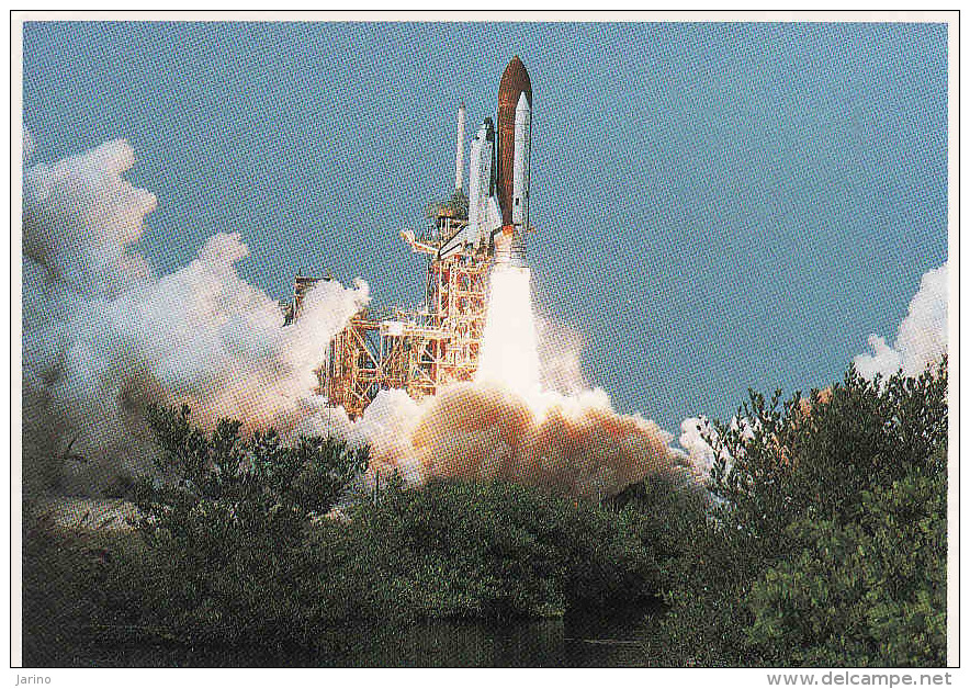 Etats Unis-USA,NASA, The Maiden Flight For Spacelab Begins On Schedule As The Space Shuttlelifts Away From Launch Pad - Raumfahrt