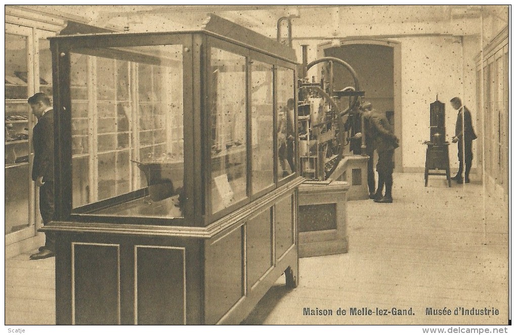 Melle.  -   Maison De Melle-lez-Gand   Musée D'Industrie - Melle