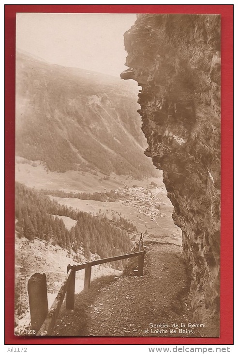 TVS-05 Sentier De La Gemmi, Leukerbad Loèche-les-Bains. Non Circulé - Loèche