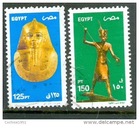 2002 EGYPTE N° 1733 1734 ( O ) 125pt Et 150pt - Gebraucht